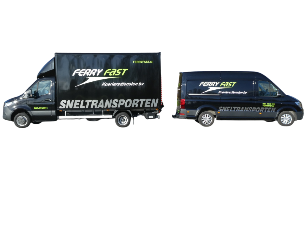 FerryFast Ferry Fast Mercedes Sprinter bakwagen met laadklep + VW Crafter